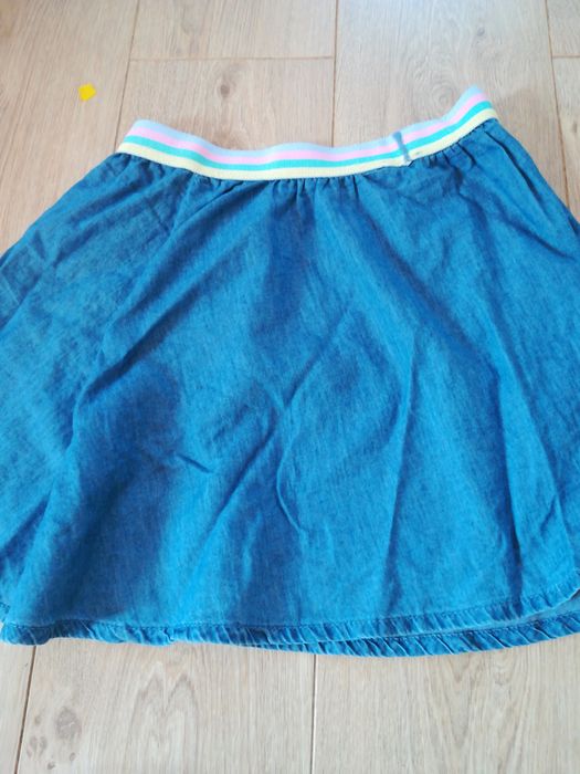 Spódniczka niebieska cienki jeans