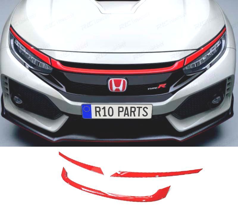 FRISOS HONDA CIVIC 16-20 LOOK TYPE R VERMELHO