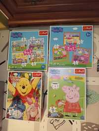 Puzzle trefl giga Peppa Kubuś Puchatek