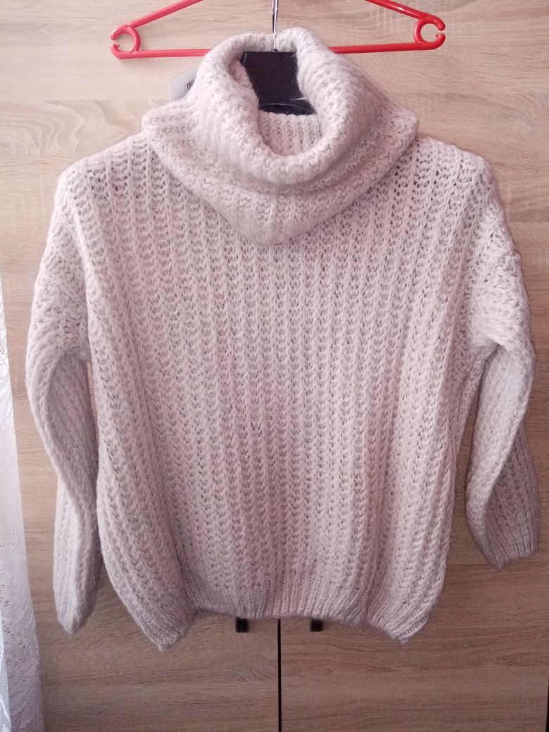 Mocherowy sweter z golfem XL /XXL