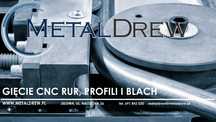 Gięcie CNC rur, profili i blach