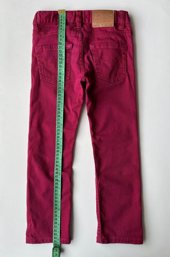 Джинси Pilarn O. Pyret 110 р / 4 - 5 рочки вишневі бордові джинсы