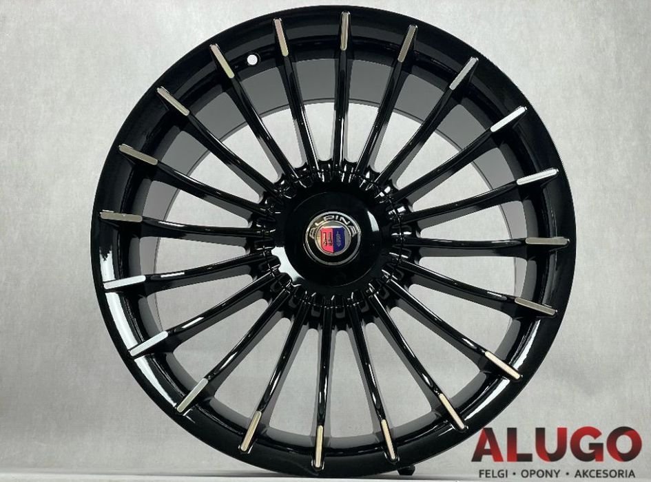 Od Ręki Alufelgi 20&quot; 5x112 BMW G30 G31 G11 F48 Czarne Polerowane Szprychowe