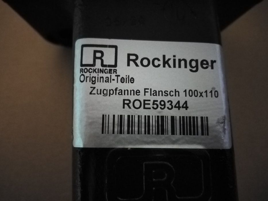 Zaczep kulowy K80 flansza 110x100 Kula Ucho dyszla 3000 kg Rockinger