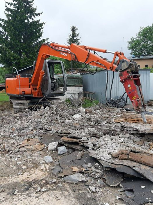 Usługi koparką,wyburzenia, roboty ziemne,wiertnica,czyszczenie działek