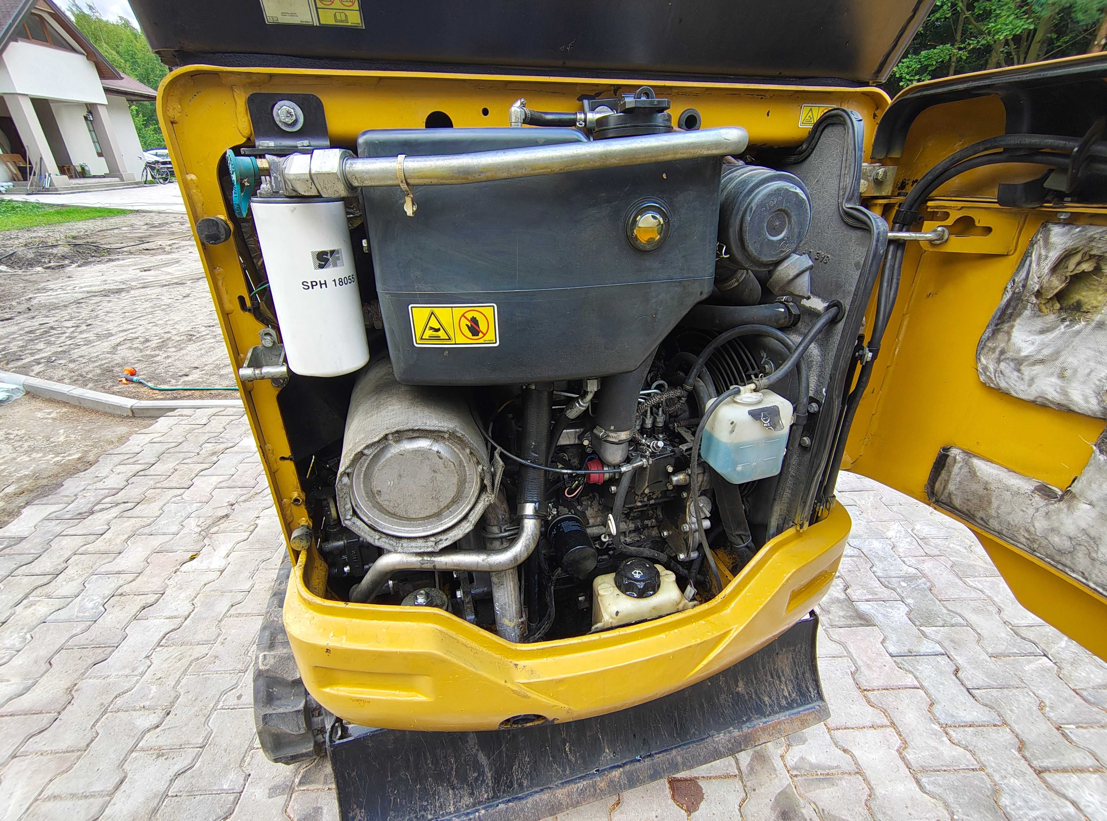 Minikoparka Caterpillar 301.8C 2012 rok