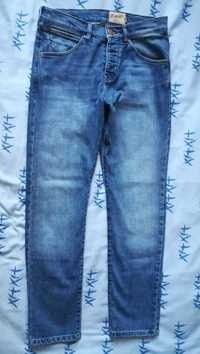 Spodnie męskie niebieskie Dżinsowe Jeansowe Wrangler Boyton W 29 L 32