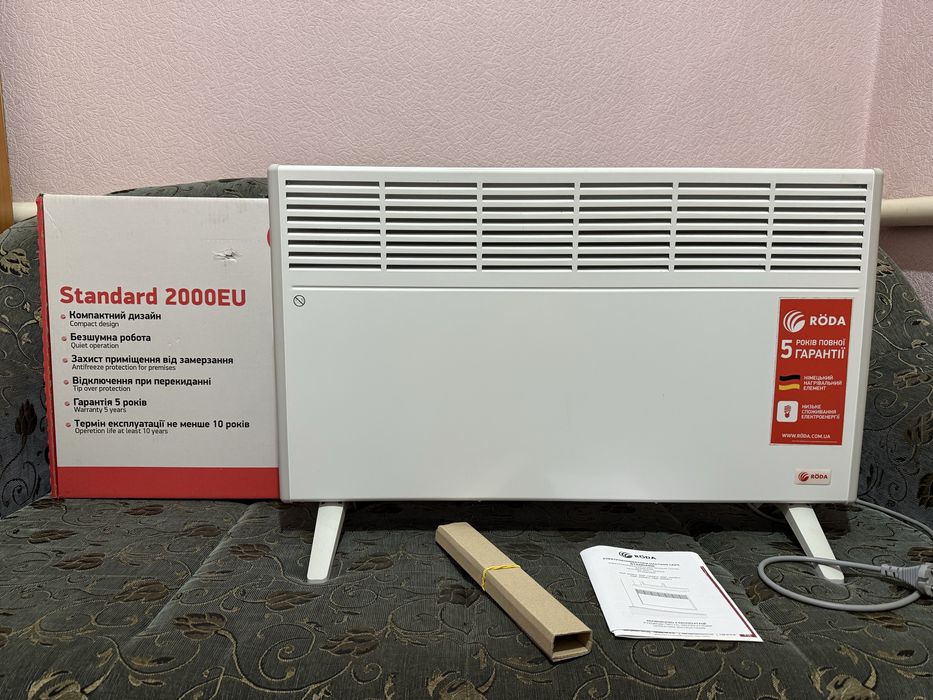 Конвектор Roda , електричний обігрівач , обогреватель roda , конвектор