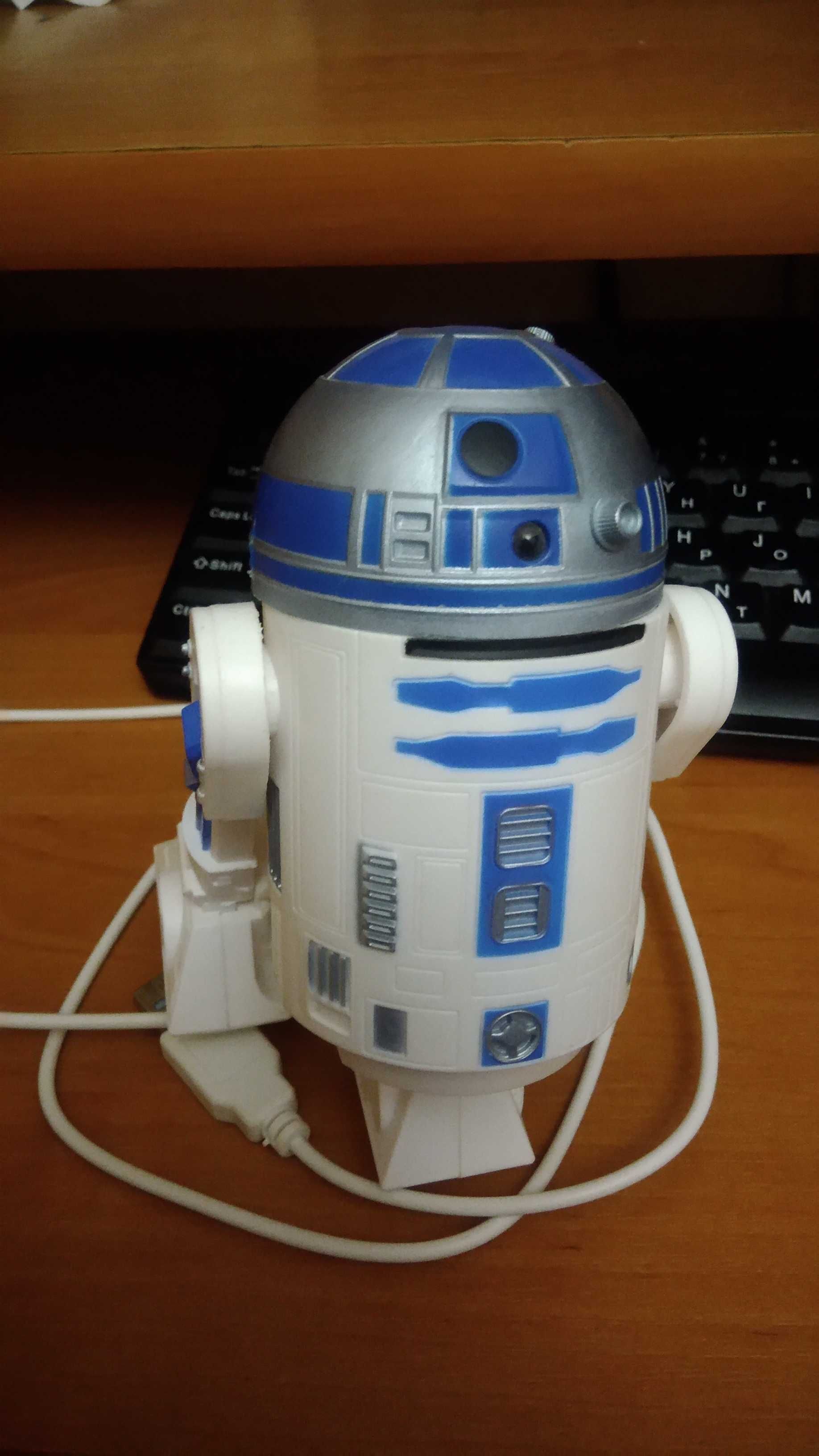Настольный пылесос в виде робота R2-D2