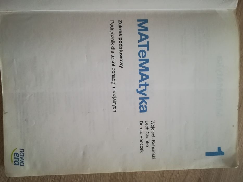 Podręcznik MATeMAtyka 1