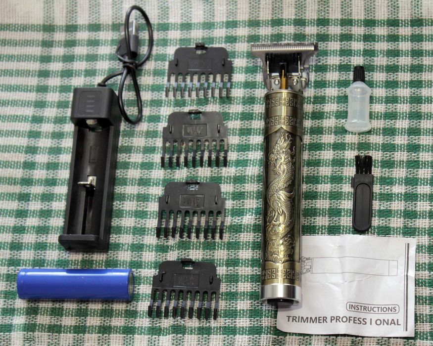 Триммер для бороды, усов и волос VINTAGE T9, беспроводной