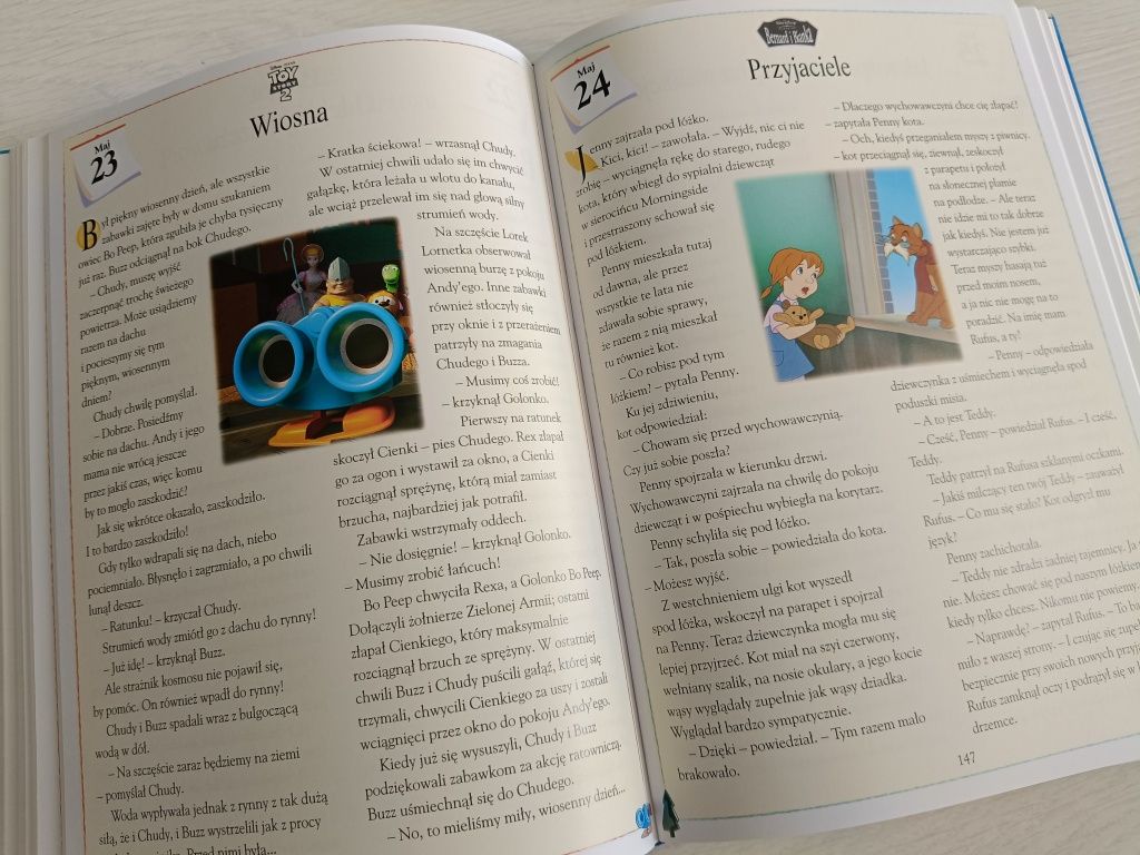 Książka 365 bajek na dobranoc reader's digest
M.in myszka Miki, król l