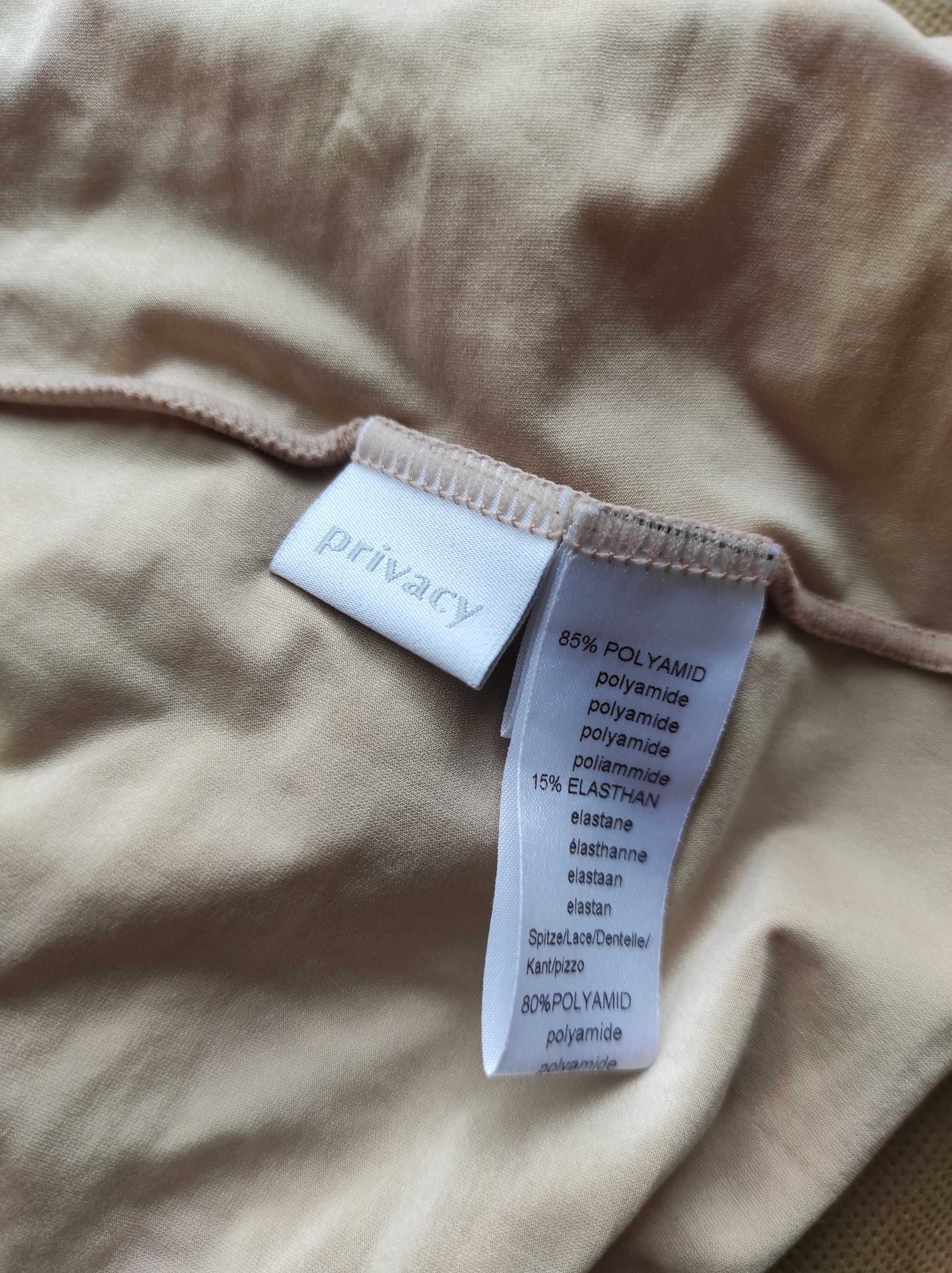 Koszulka top ze stanikiem 80B śliska lycra