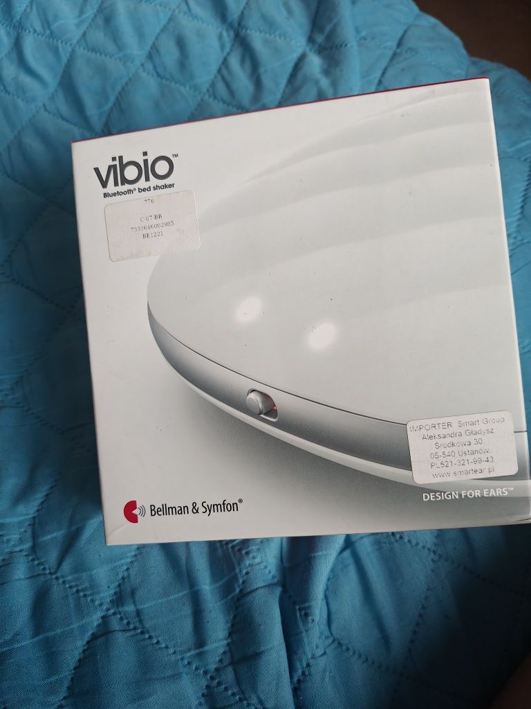 Budzik Vibo białe