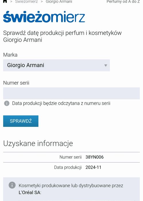 Giorgio Armani My Way intense - woda perfumowana intense