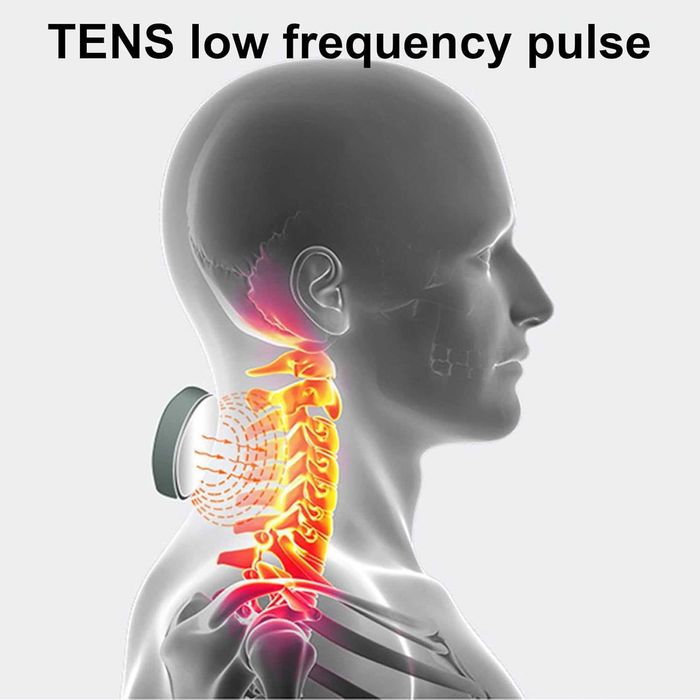 Masażer na szyję, 6 trybów pulsacji, elektryczny masażer do relaksacji