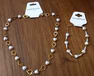 Conjunto de Fio em Aço + Pulseira em Aço - Novo