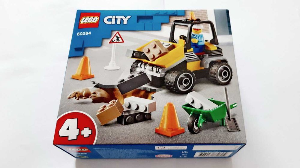Lego City Construction 60284 Roadwork Truck selado