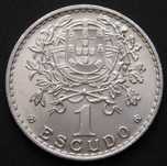 Portugalia 1 escudo 1965 - stan 1/2