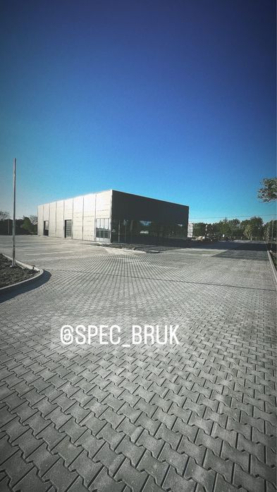 Kosttka brukowa Brukarstwo Usługi brukarskie Układanie kostki brukowej