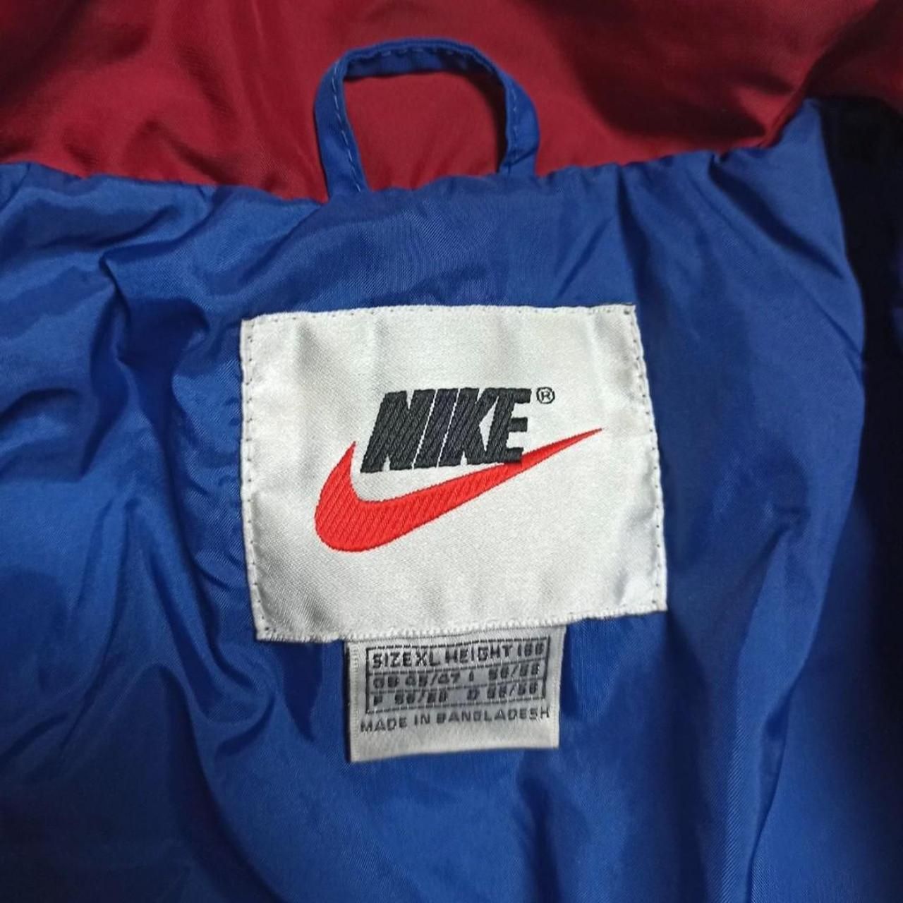 Nike vintage spellout jacket 90s kurtka lekka bomberka wiosenna