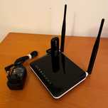 Router D-Link DWR-116 plus Modem USB ZTE mf 823 LTE na kartę sim