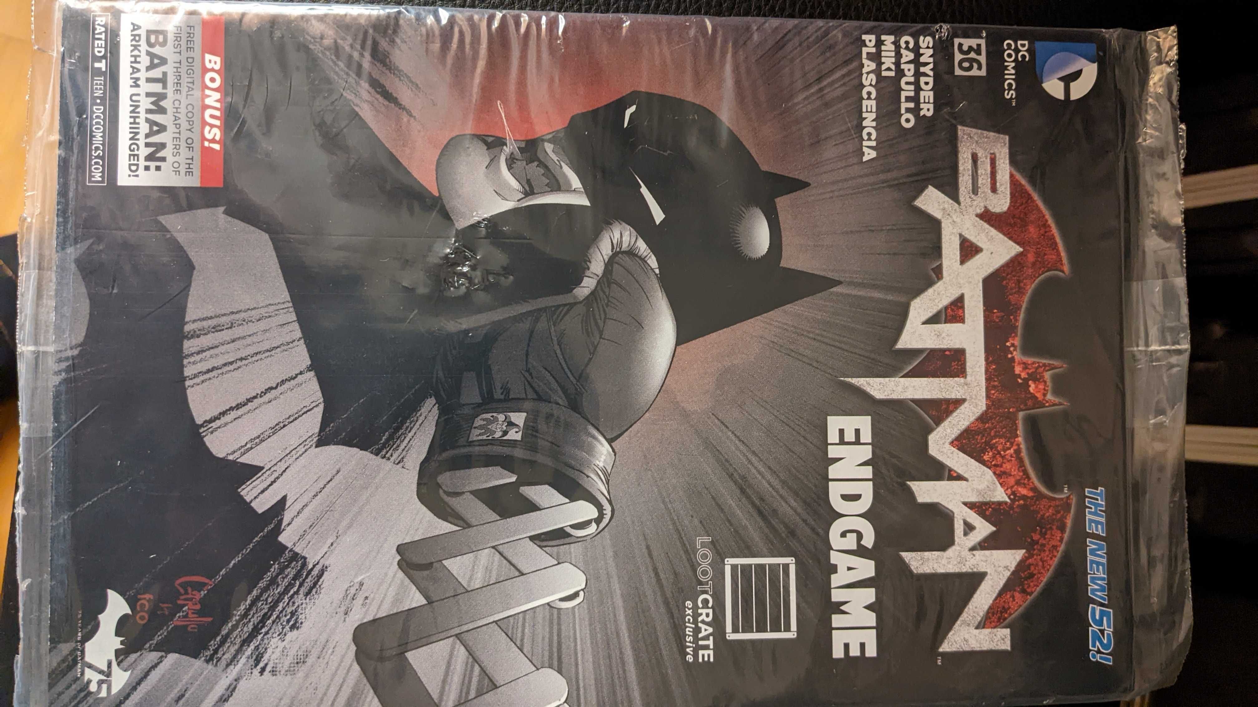 Posters A4 Marvel, DC e livro Batman Endgame
