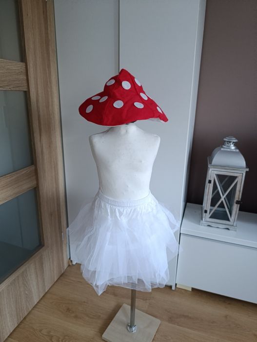 Strój karnawałowy MUCHOMOREK MUCHOMOR GRZYB  128/134 (224)