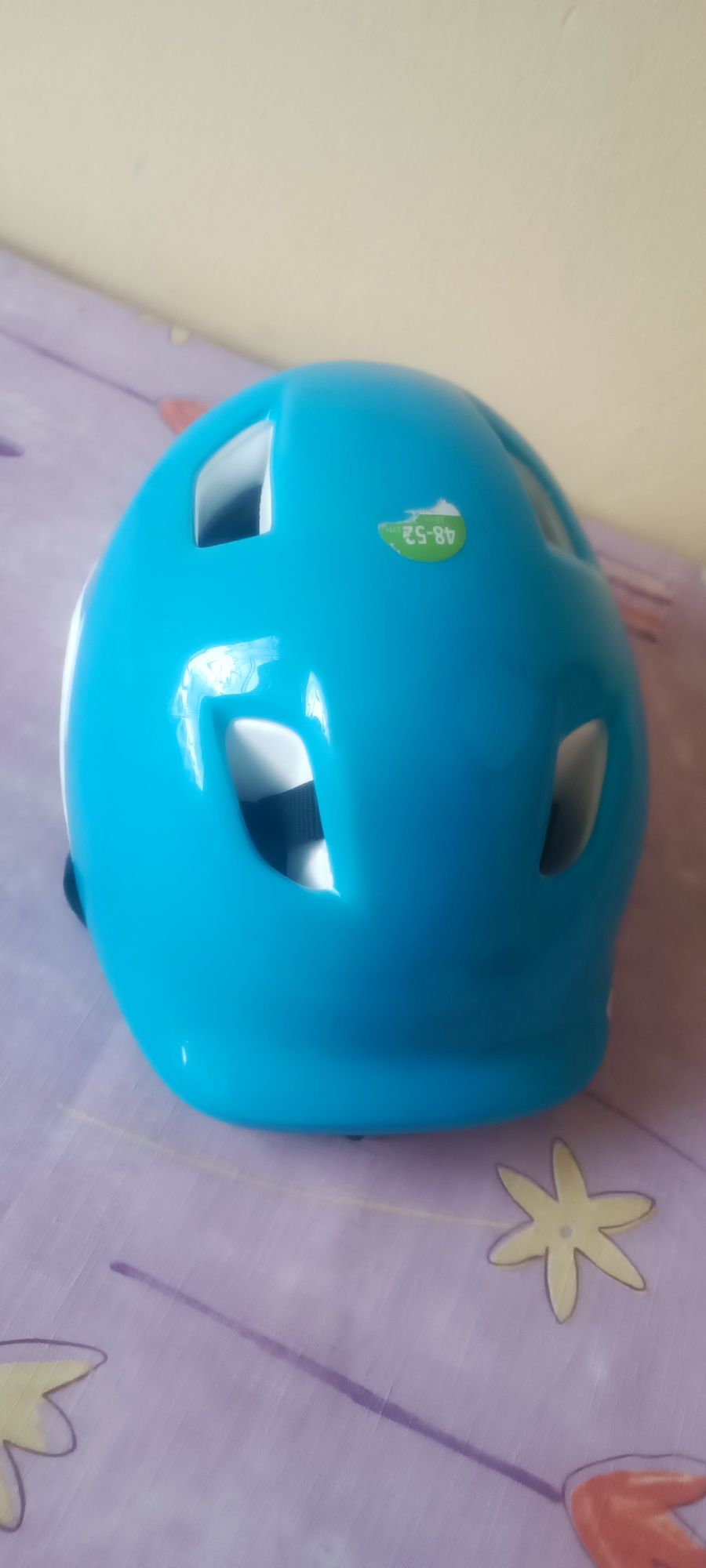 Kask dziecięcy plus ochraniacze Decathlon