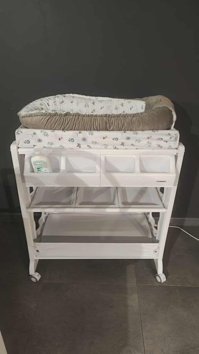 Komoda kąpielowa 3w1 wanienka przewijak komoda niemowlęca noworodek je