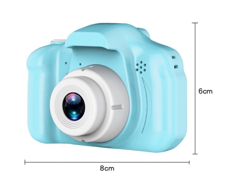 Aparat cyfrowy dla dzieci kamera Full HD gry + smycz SKC100 niebieski