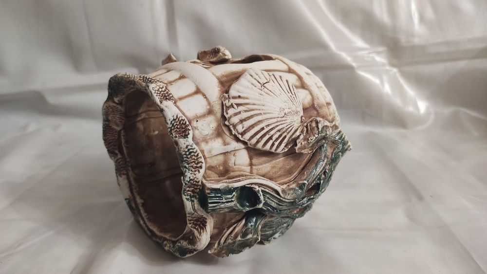 Декорация для аквариума, бочка, домик, островок для черепахи