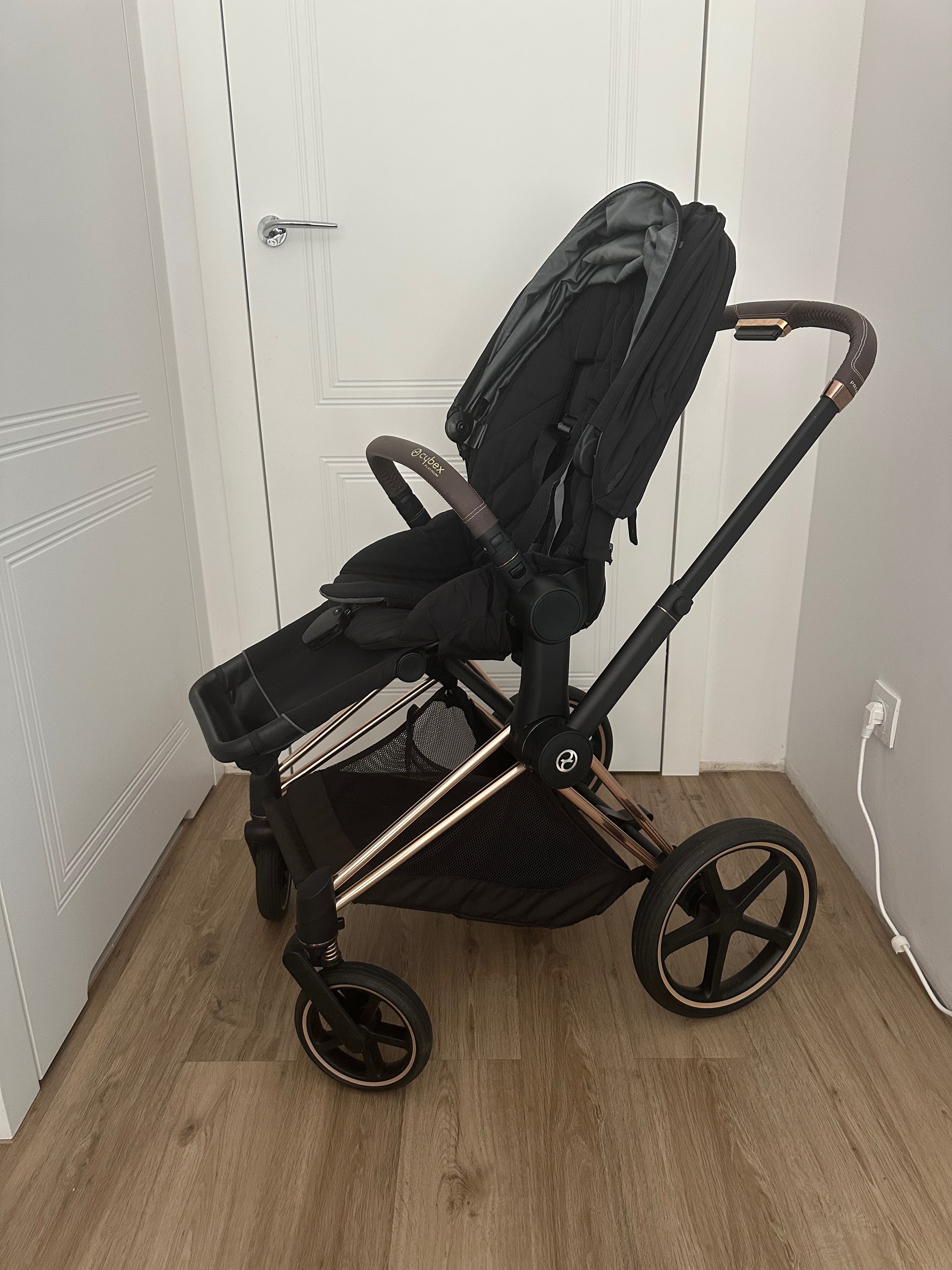 Cybex Priam 2.0 gondola, spacerówka, śpiworek