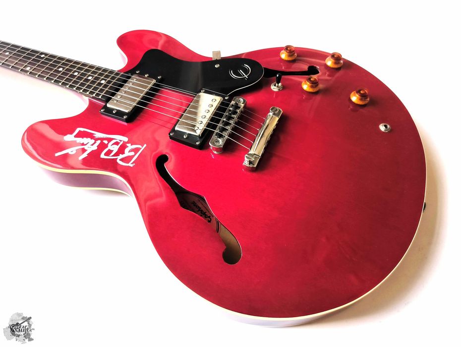 '1997 Epiphone ES-335 Dot (First Run) B.B. King hand-signed (case COA)