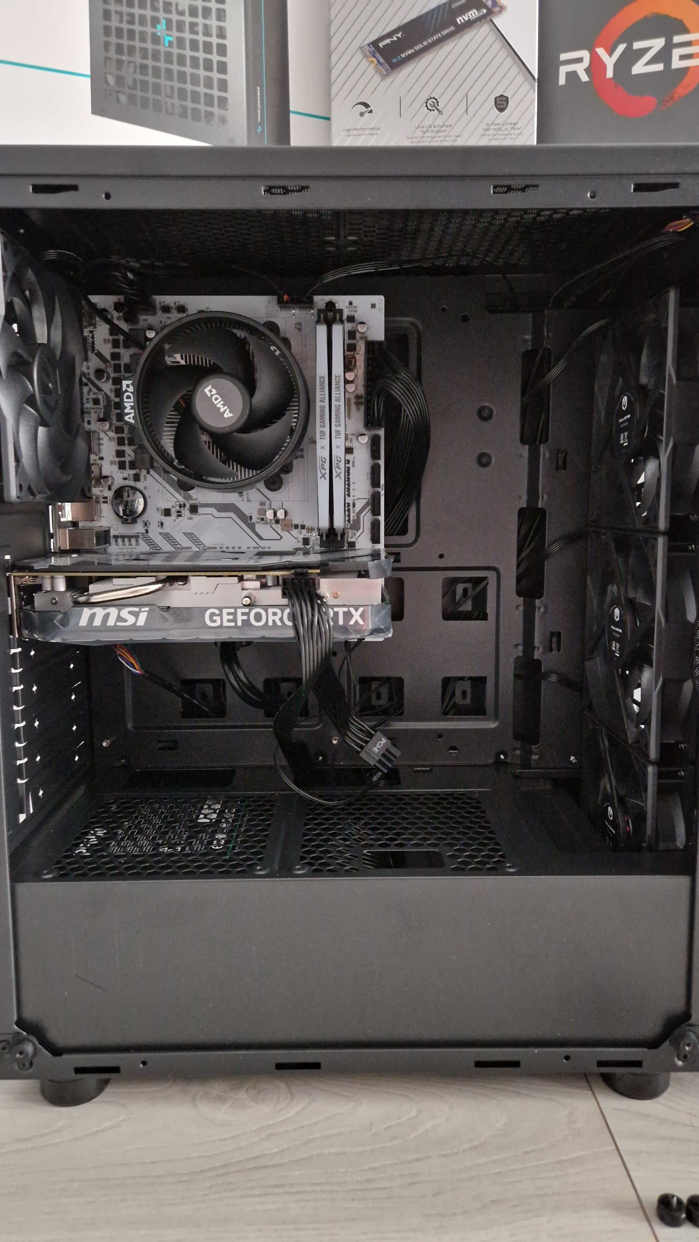 Komputer stacjonarty RTX 4060, RYZEN 5 2600, 16GB