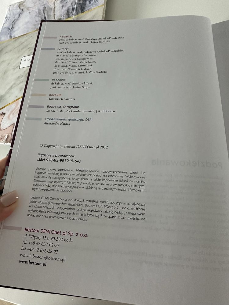 Biały Kruk książka współczesna endodoncja Arabska jak nowa