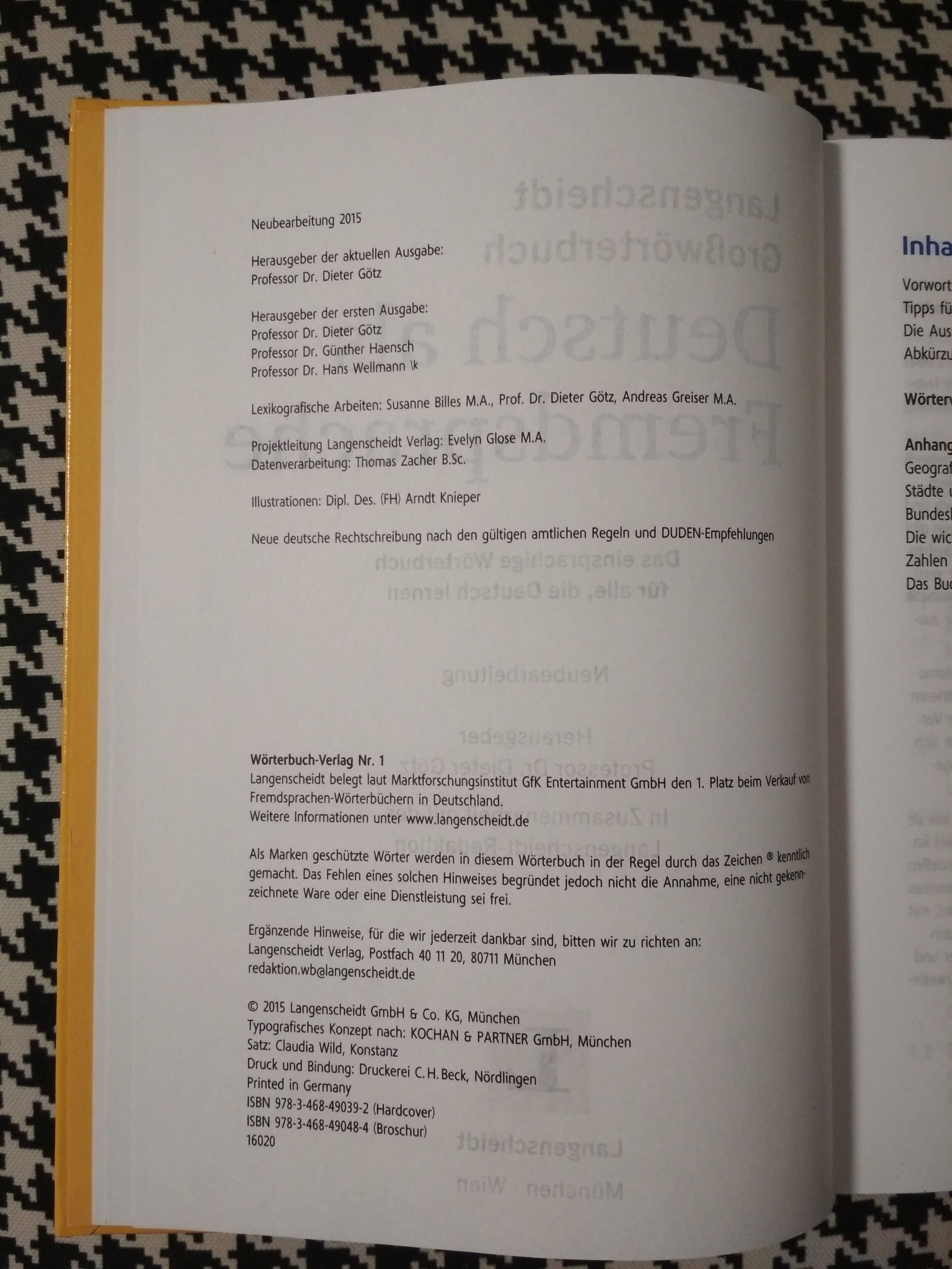 Słownik niemiecko-niemiecki Langenscheidt Deutsch als Fremdsprache