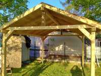 #Promocja Wiata garażowa, altana, carport 400x400 Impregnacja w cenie