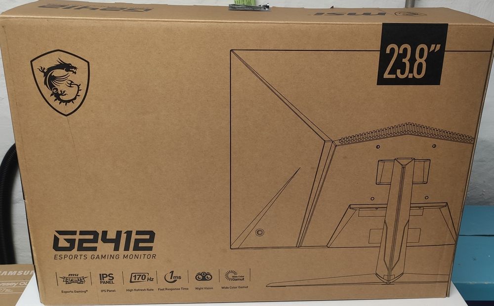 Ігровий монітор MSI G2412, 24', 170Hz, Full HD