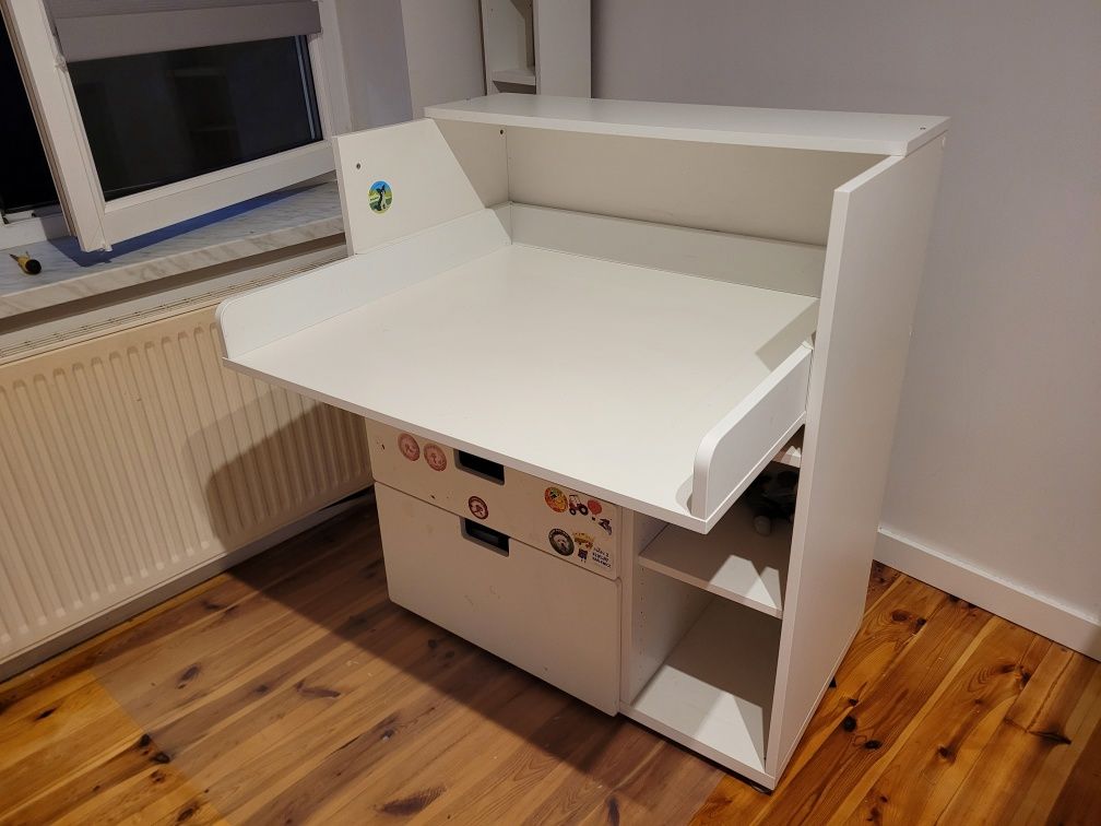 Biurko IKEA, przewijak -  Smastad ,