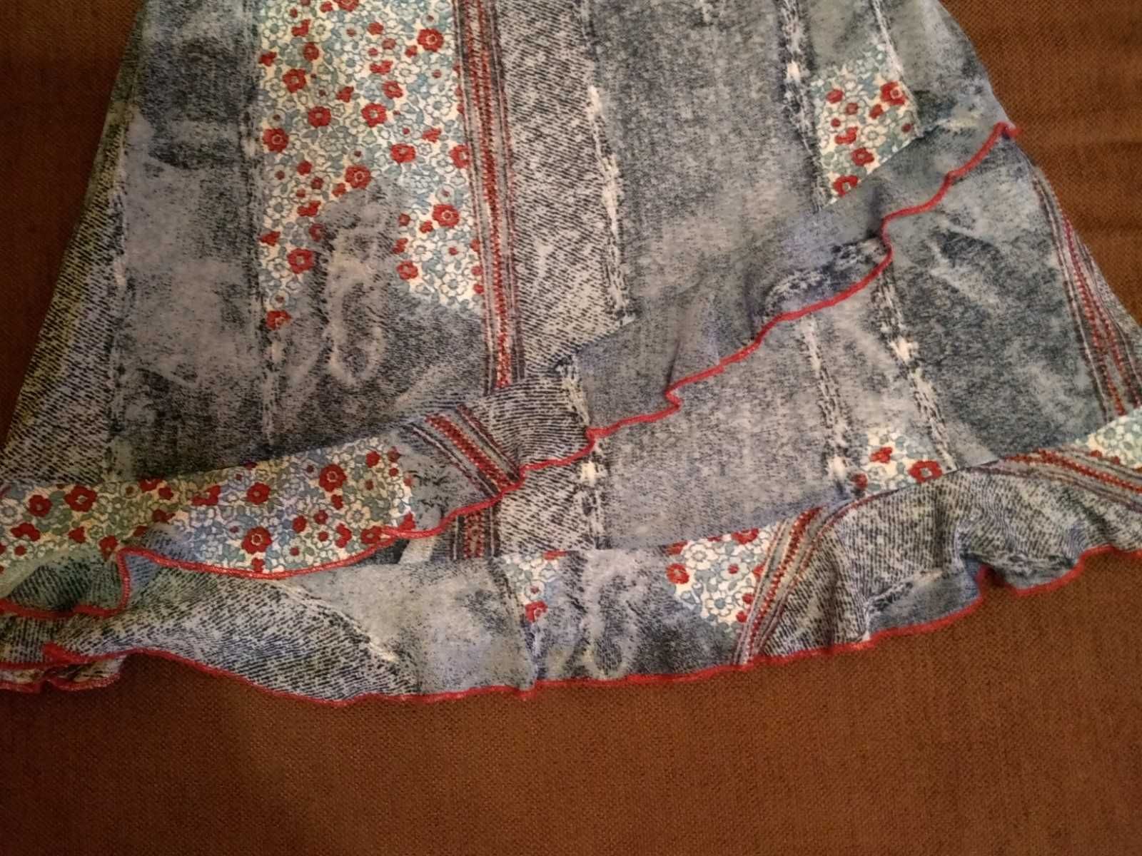 Sukienka / sukieneczka / ramiączka / 122 cm JAK NOWA