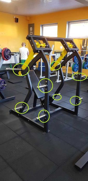 Gumy odbojnice antyobiciowe do olimpijskich trzpieni