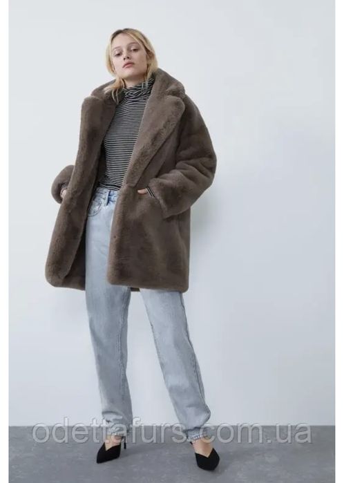 Zara эко шуба зара