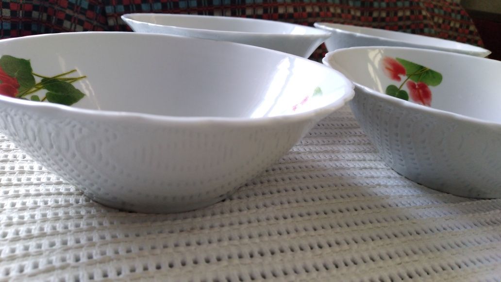 Тарелки глубокие суповые супницы салатницы фарфор посуда Interos