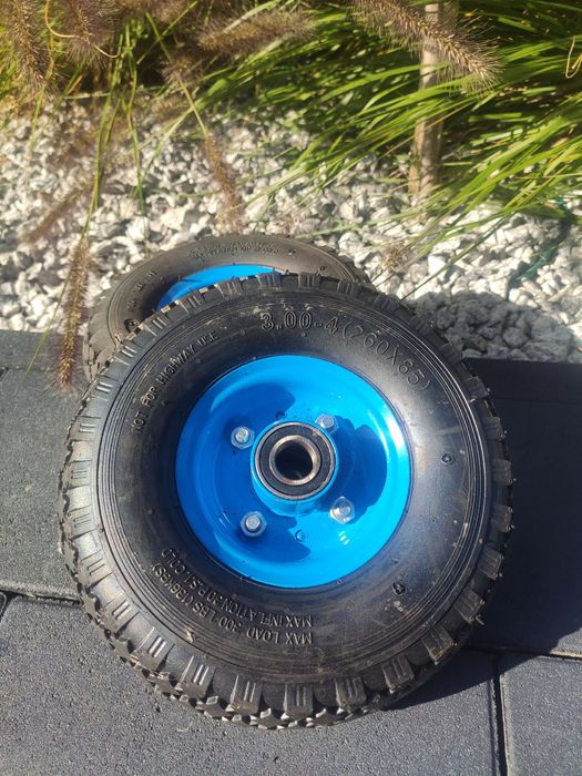 Koło kółko do wózka 3.00-4 260x85 komplet opona felga dętka.