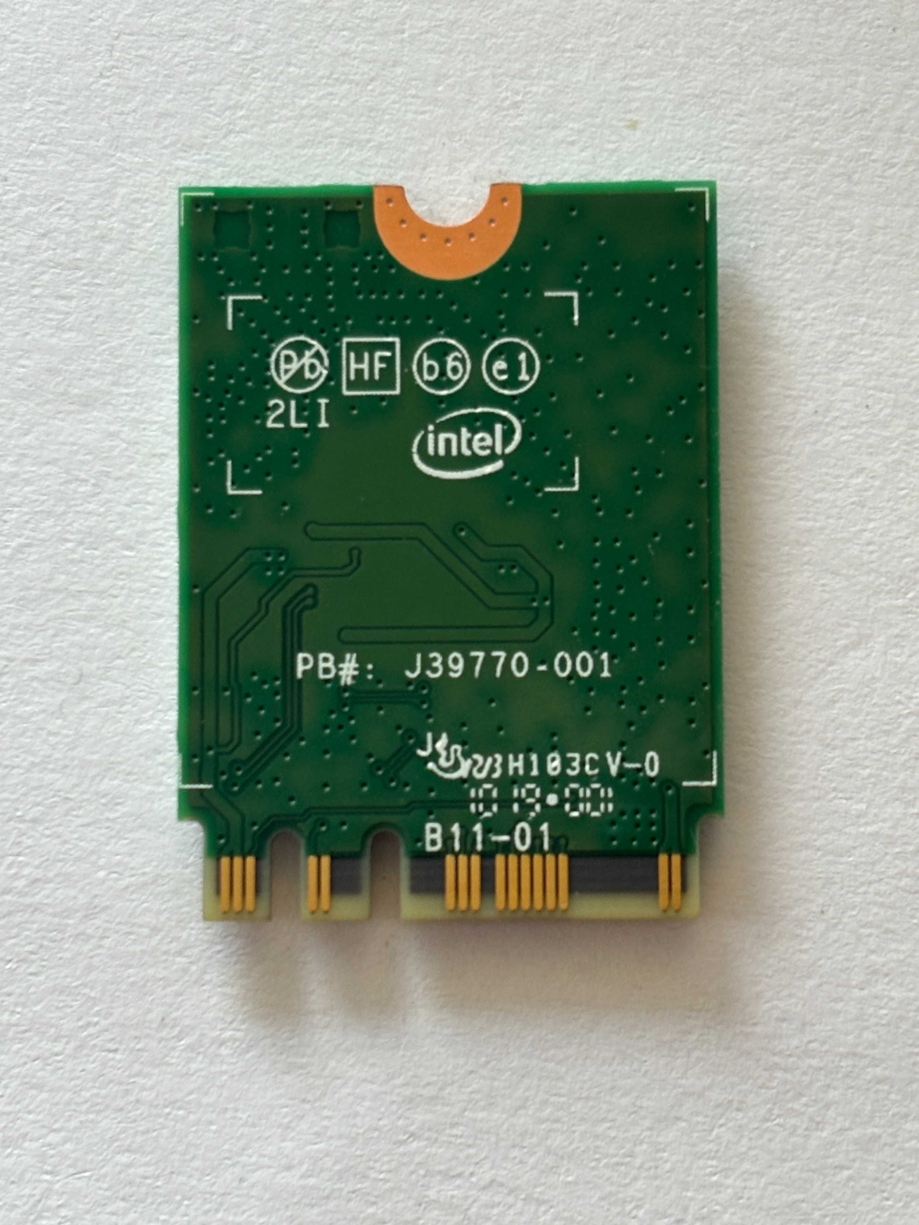 Karta sieciowa WiFi 5 + Bluetooth 5.1 | M.2 NGFF | Intel AC 9260