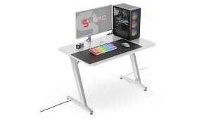 Biurko gamingowe, spc gear gd100 onyx white gaming desk