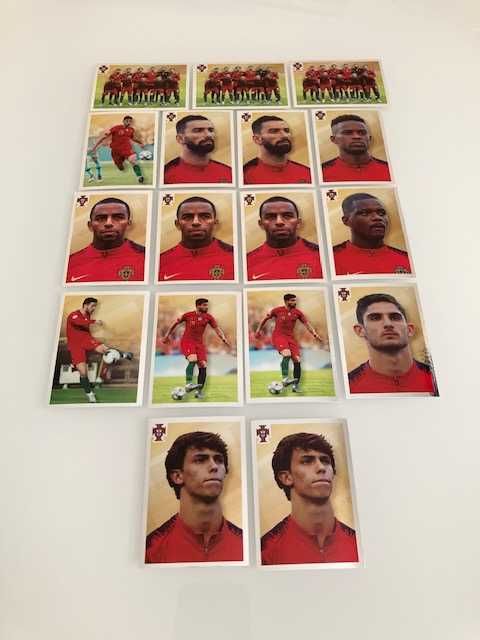 Cromos Fome de vencer 2021, (144) normais, prateados (incluindo CR7)*