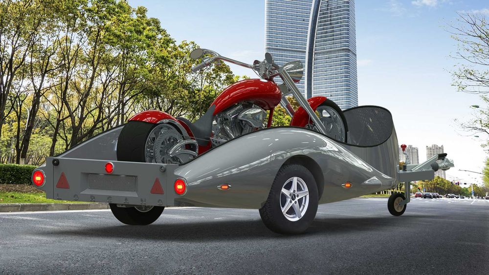 Причіп/причеп для мотоцикла CHARIOT LORGANO-Pragmatec 750-1500 кг