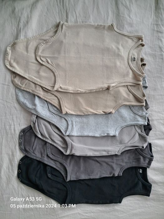 H&M wielopak body 21 sztuk roz. 98